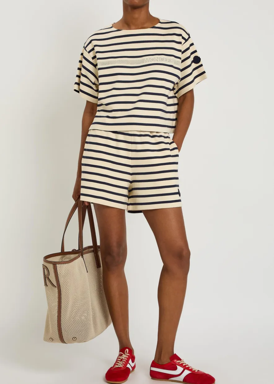 Striped cotton T-shirt