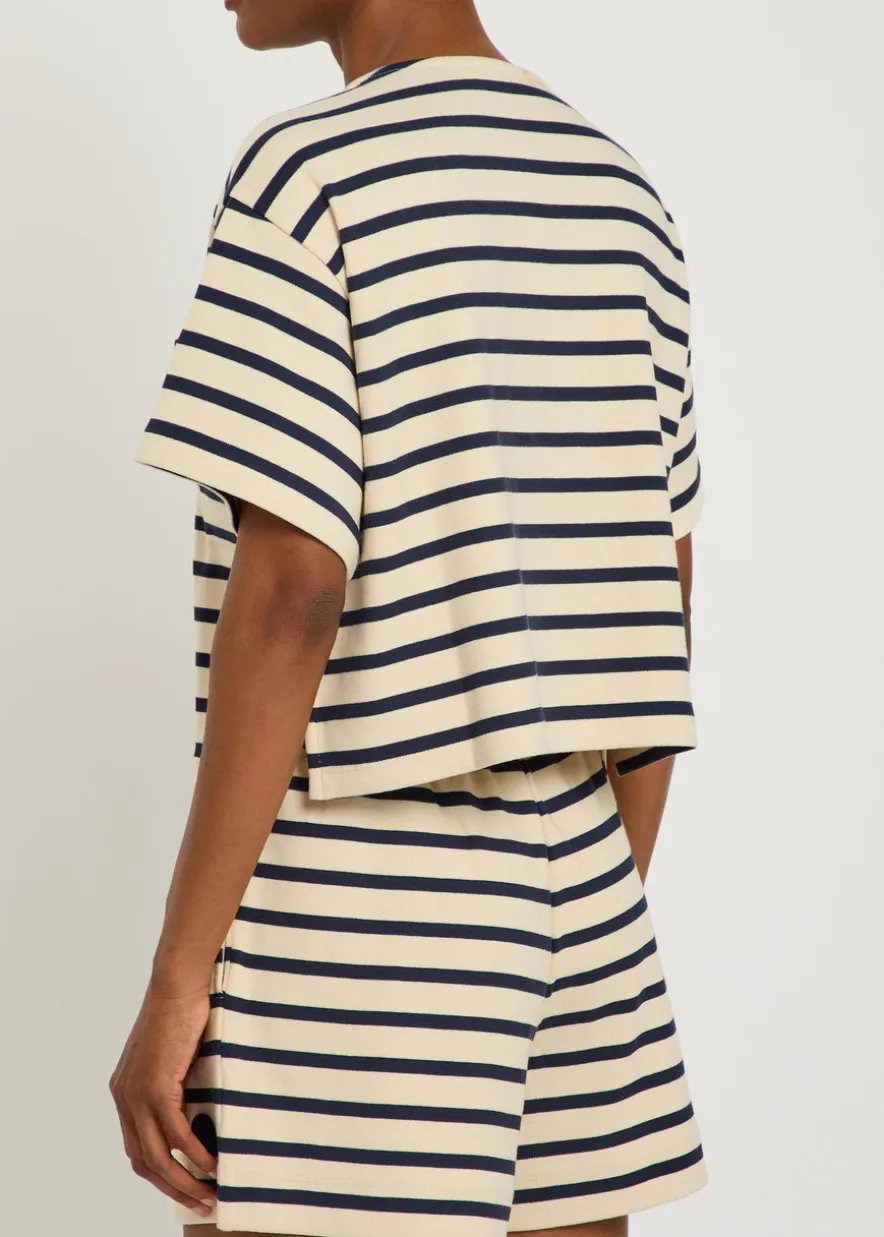Striped cotton T-shirt