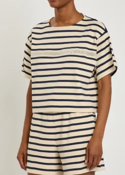 Striped cotton T-shirt