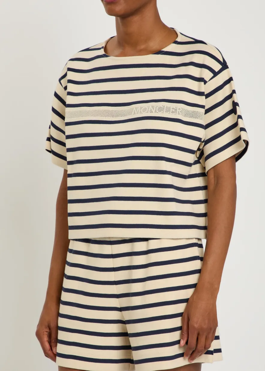Striped cotton T-shirt