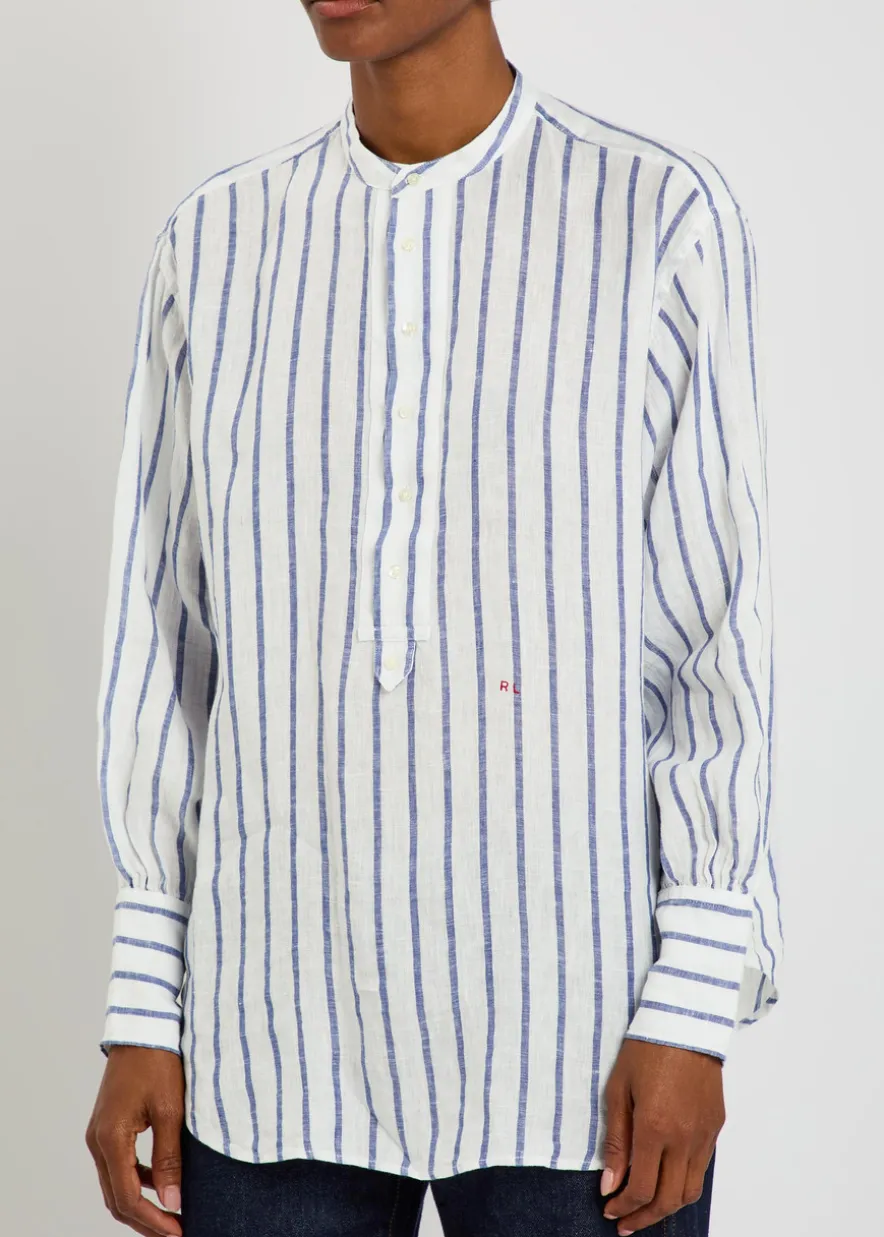 Striped linen shirt