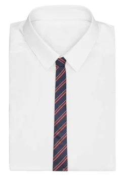 Striped silk tie