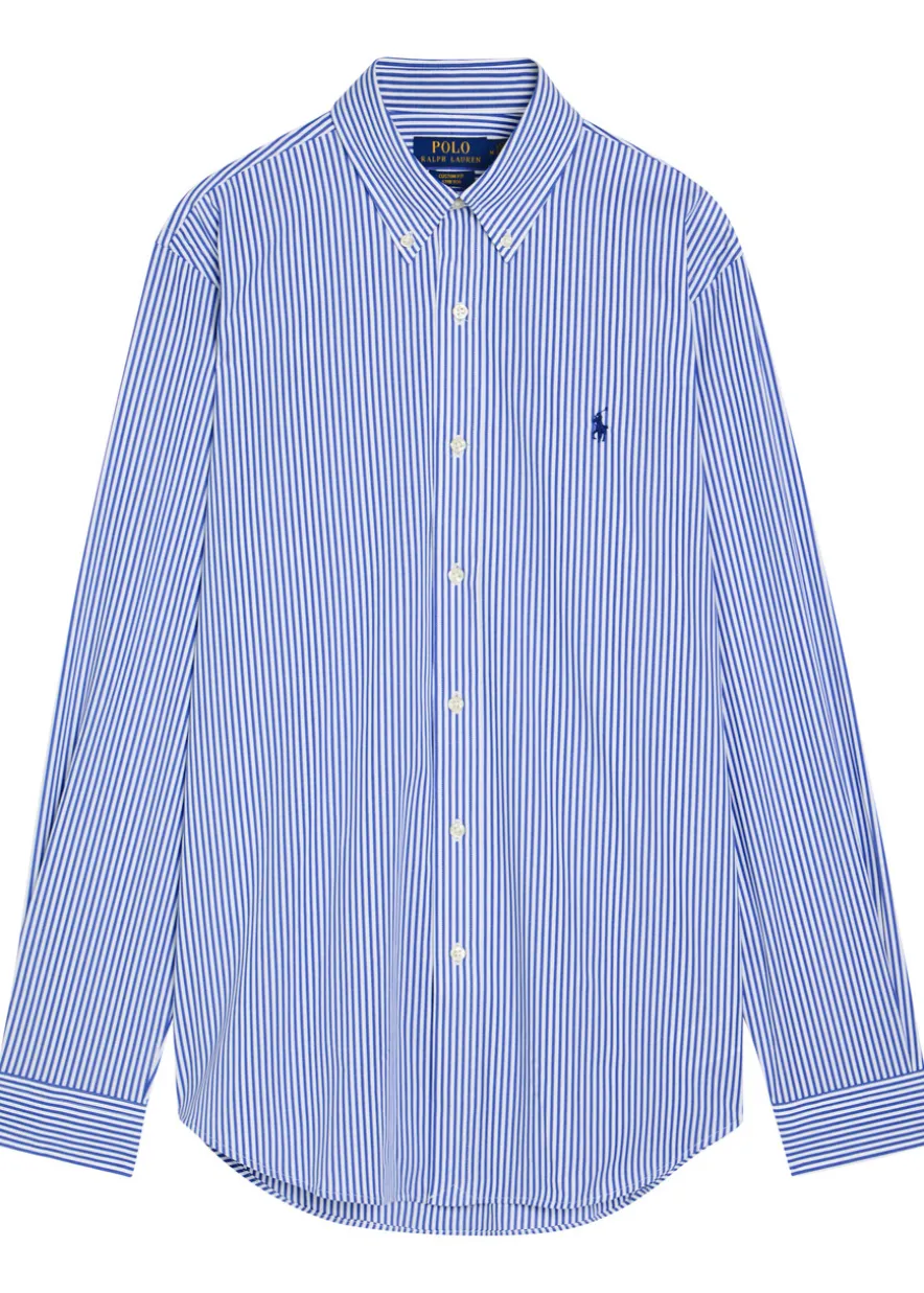 Striped stretch-cotton shirt