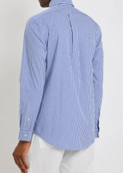 Striped stretch-cotton shirt