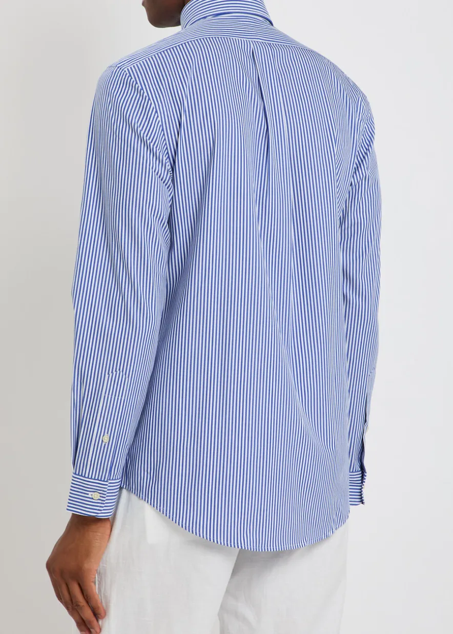Striped stretch-cotton shirt