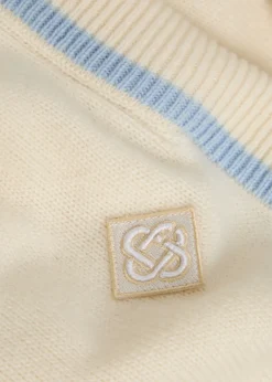 Striped wool and cashmere-blend sweatpants