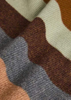 Striped wool top