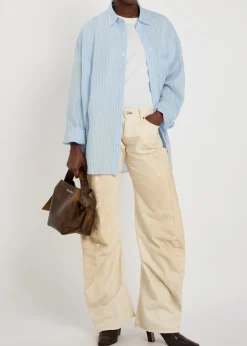 Striped woven shirt