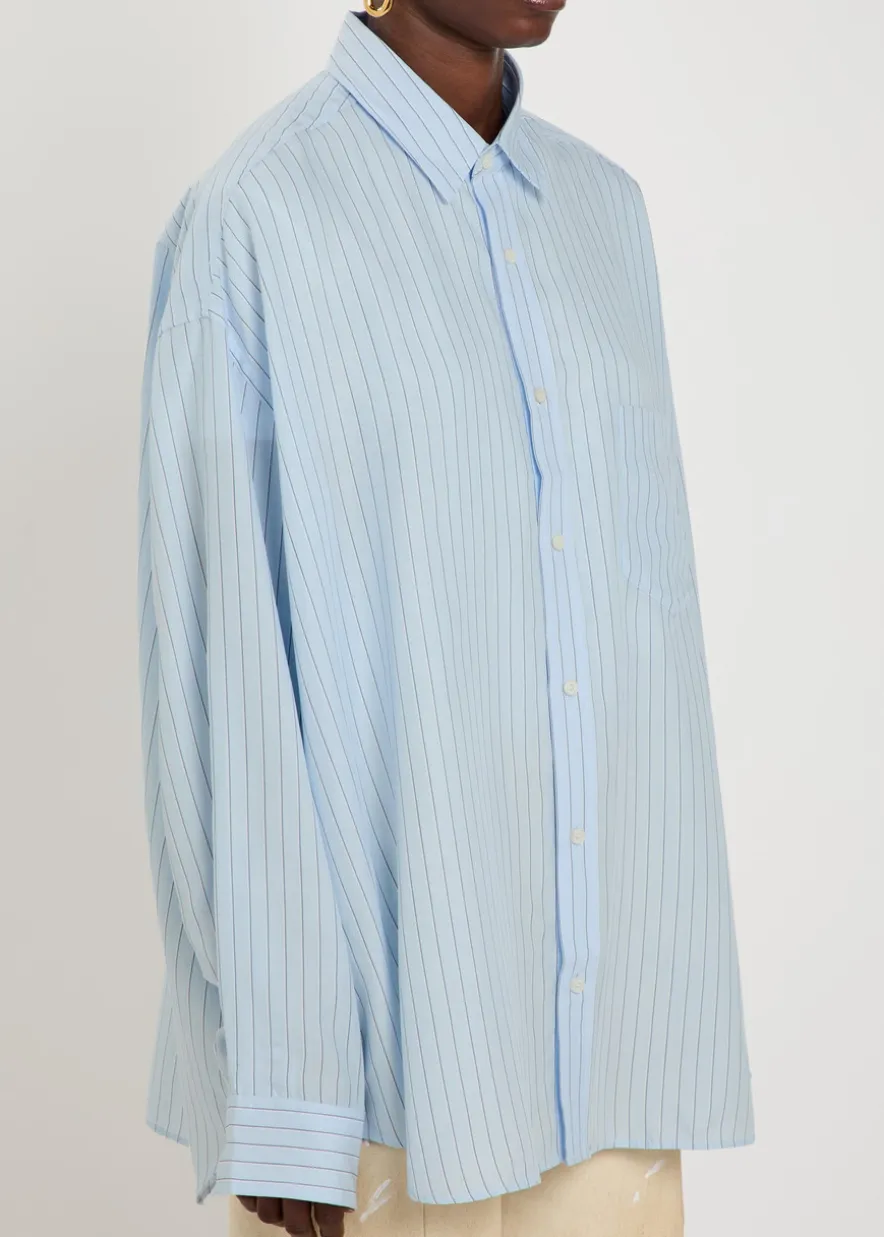 Striped woven shirt