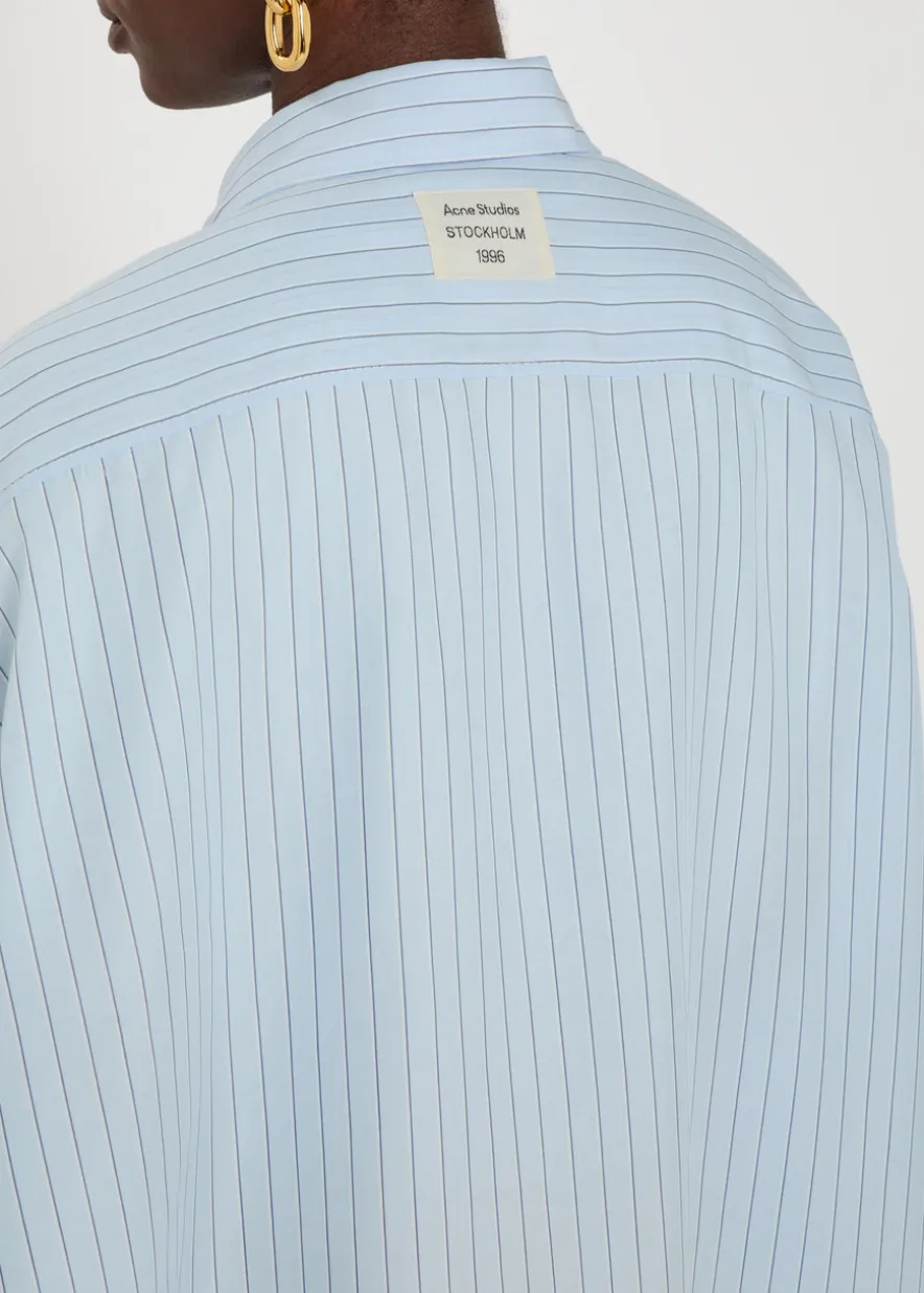 Striped woven shirt
