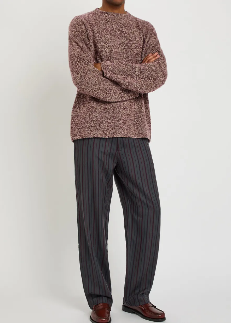 Stripe Slacker straight-leg wool and cashmere-blend trousers