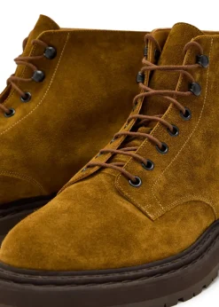 Suede ankle boots