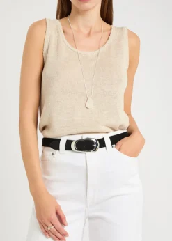 Suede belt