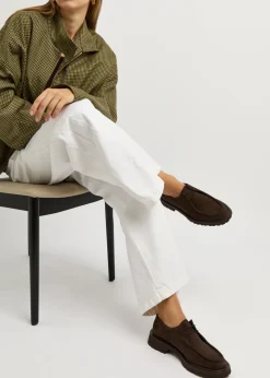 Suede Derby shoes
