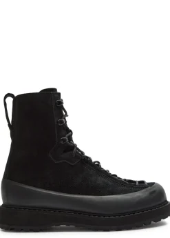 Suede hiking boots