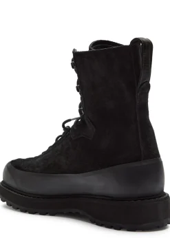 Suede hiking boots