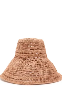 Summer Banana logo raffia hat