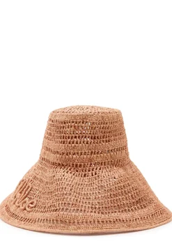 Summer Banana logo raffia hat