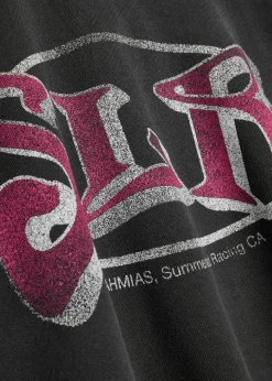 Summerland Racing hooded cotton sweatshirt