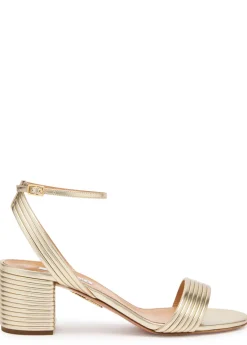 Sundance 50 metallic leather sandals