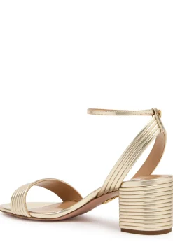 Sundance 50 metallic leather sandals