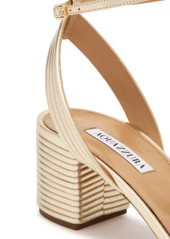 Sundance 50 metallic leather sandals
