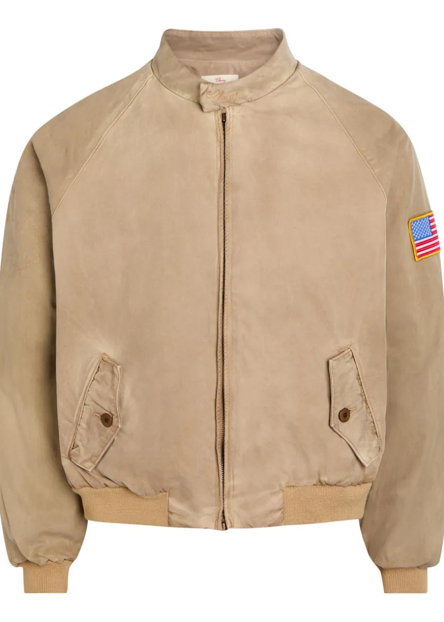 Sun Faded Championship padded cotton jacket
