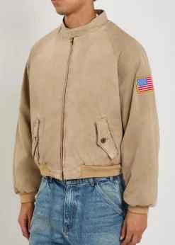 Sun Faded Championship padded cotton jacket
