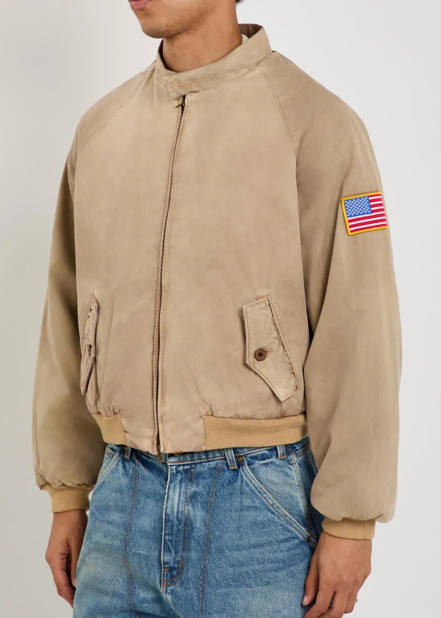 Sun Faded Championship padded cotton jacket