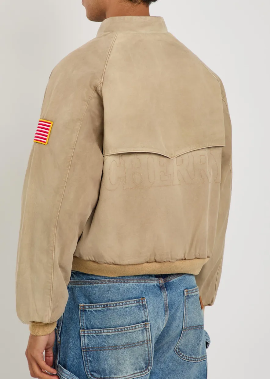 Sun Faded Championship padded cotton jacket