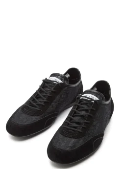 Sunny panelled lace sneakers
