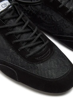 Sunny panelled lace sneakers