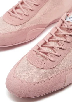 Sunny panelled lace sneakers