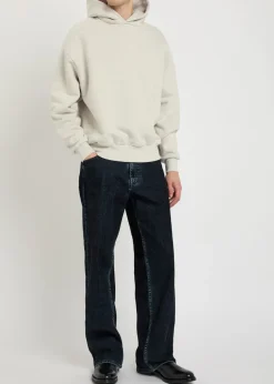Superweight hooded cotton sweatshirt
