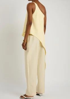 Susanna asymmetric woven top