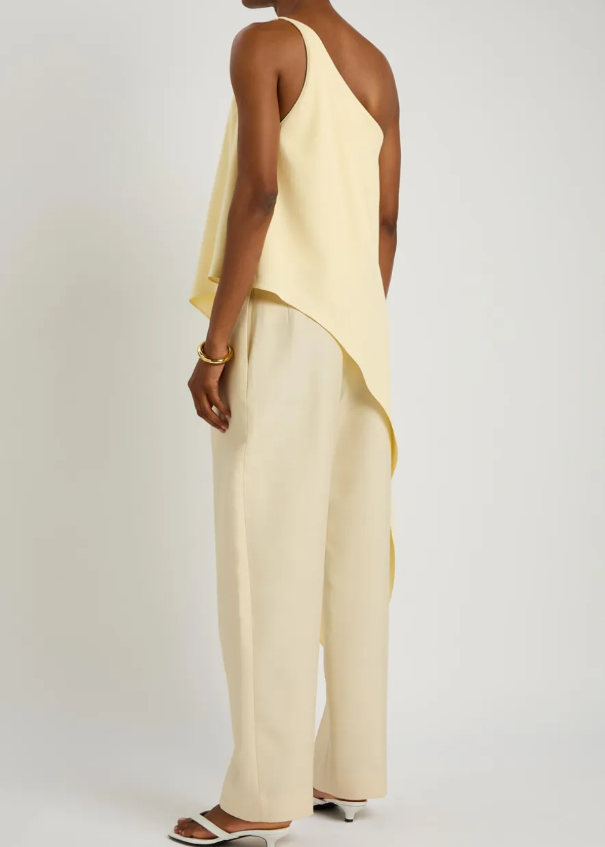 Susanna asymmetric woven top