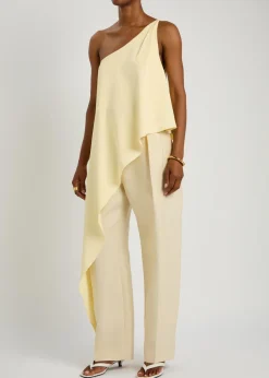 Susanna asymmetric woven top