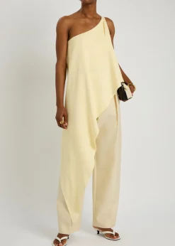 Susanna asymmetric woven top