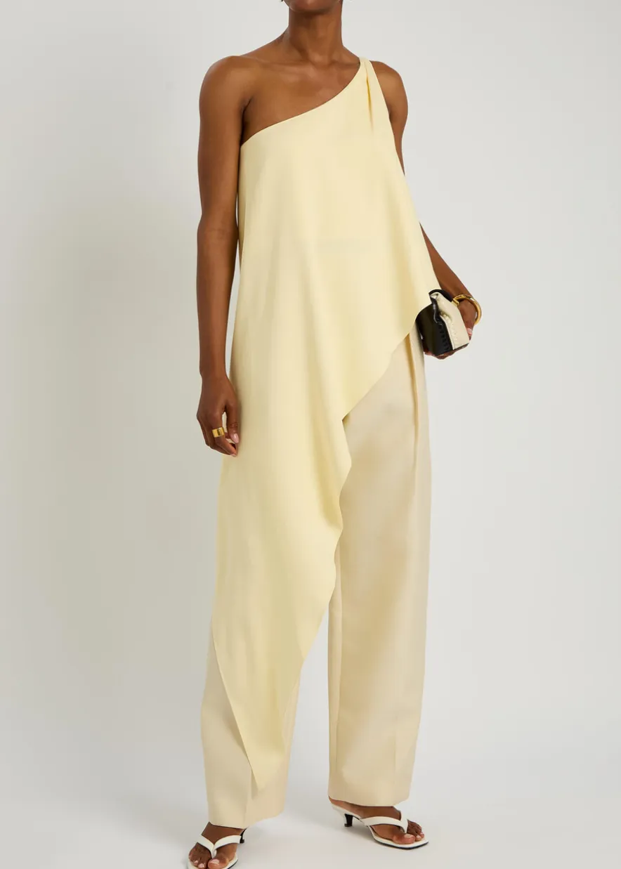 Susanna asymmetric woven top