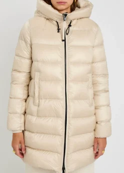 Suyenne hooded quilted shell parka