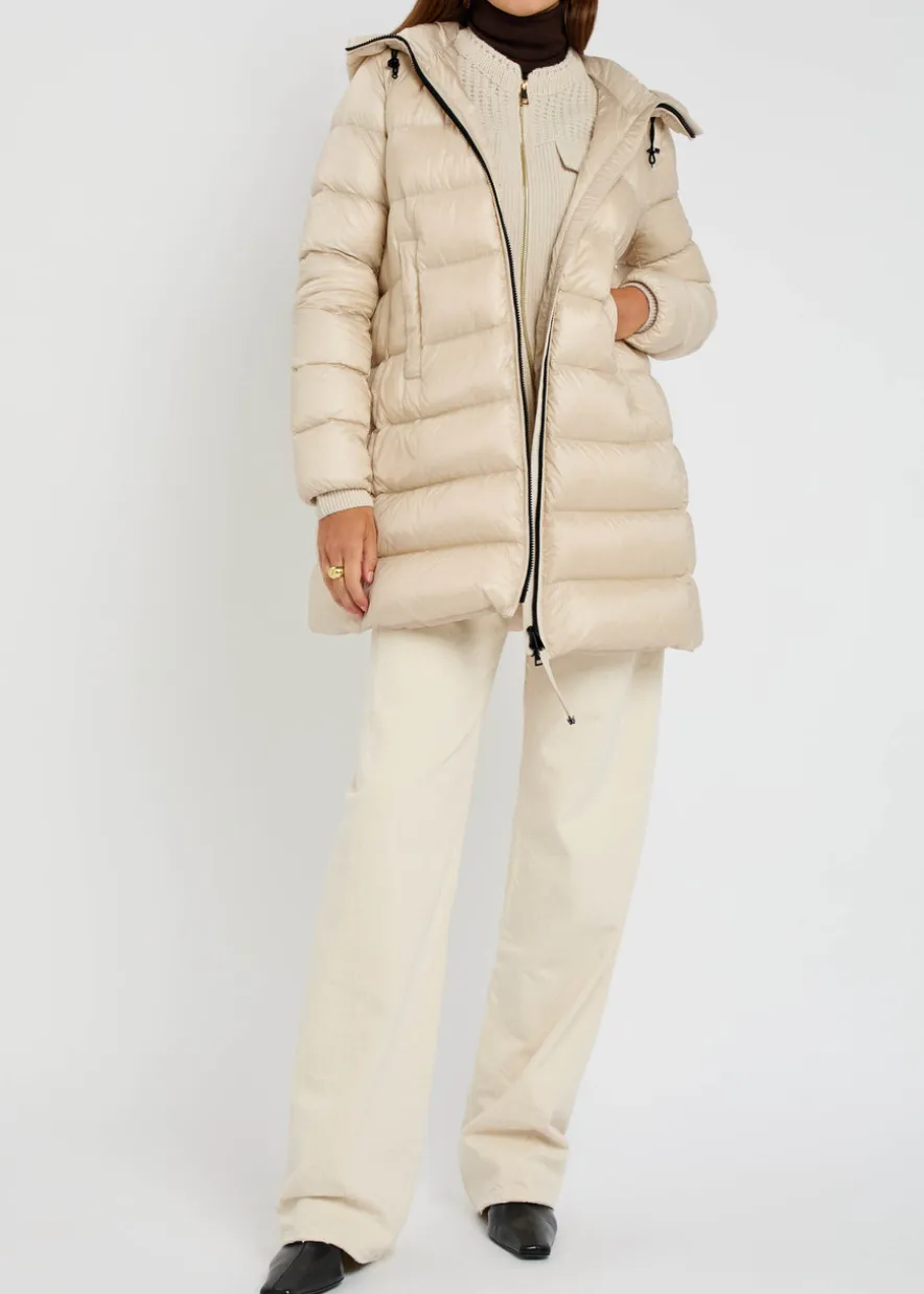 Suyenne hooded quilted shell parka