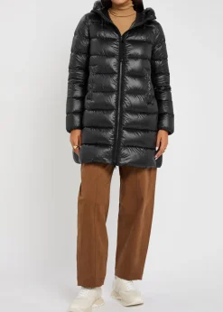 Suyenne hooded quilted shell parka