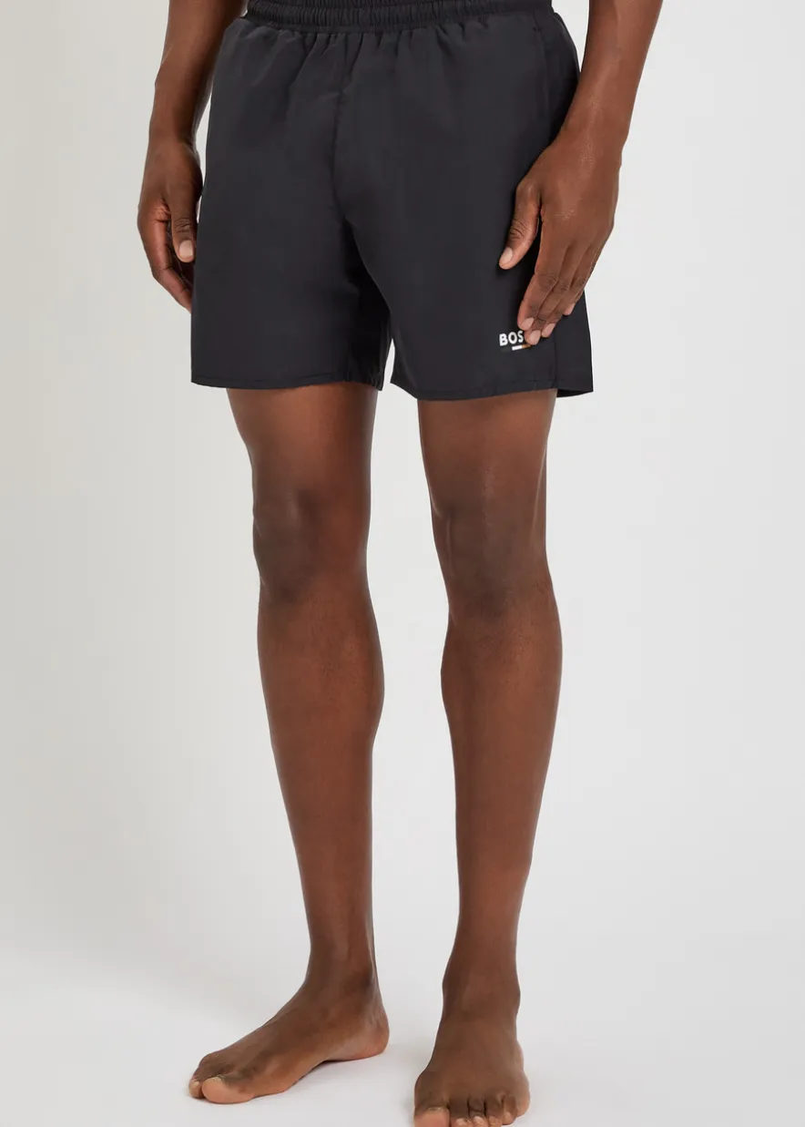 Swordfish logo shell swim shorts