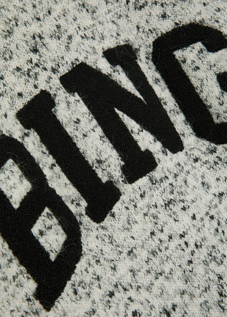 Sydney logo-appliquéd knit jumper