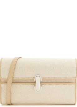 Symmetry canvas and leather mini bag