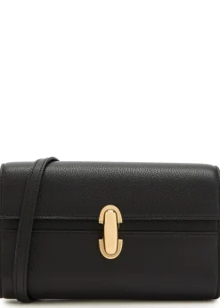Symmetry grained leather mini bag