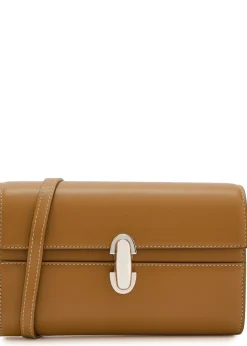 Symmetry leather mini bag