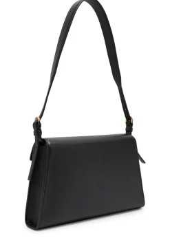 Symmetry leather shoulder bag