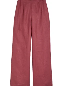 Syna wide-leg linen trousers