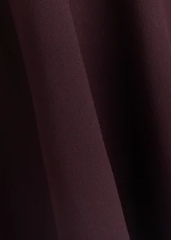 Syrah panelled crepe midi dress